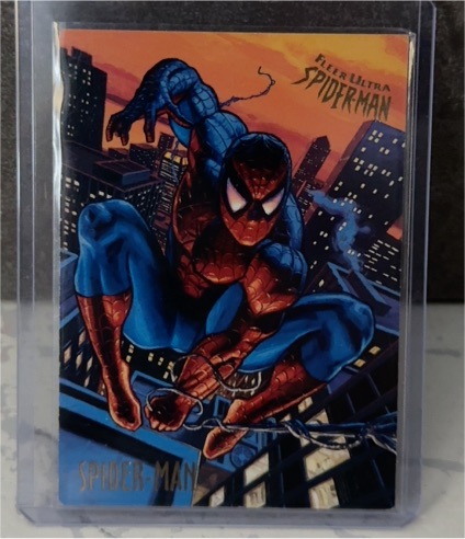 1995 Fleer Ultra Spider-Man #1 Spider-Man — front