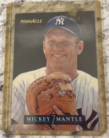 1992 Pinnacle #22 Mickey Mantle — front