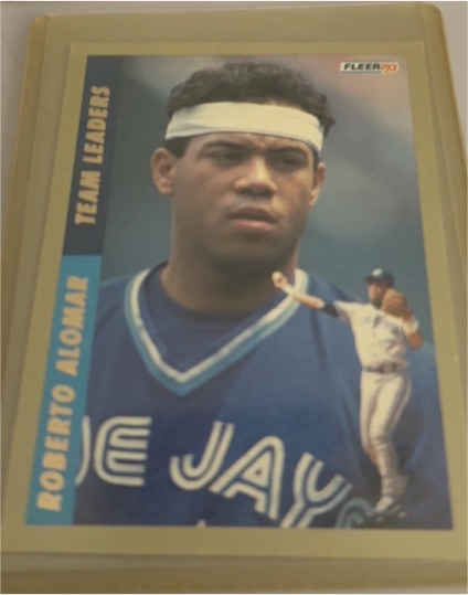 1993 Fleer Team Leaders #9 Roberto Alomar — front