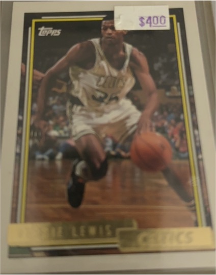 1992-93 Topps Gold #297 Reggie Lewis — front