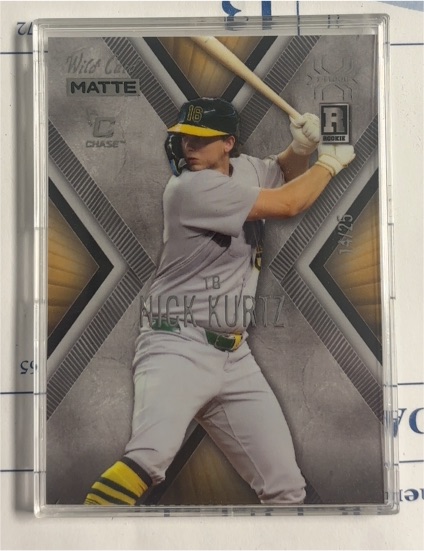 2025 Wild Card Matte X-Plode #MXP-N-NK1 Nick Kurtz — front