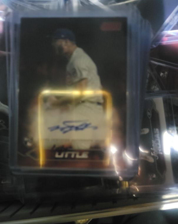 2024 Topps Stadium Club Black #SCBA-LLI Luke Little Autograph — front