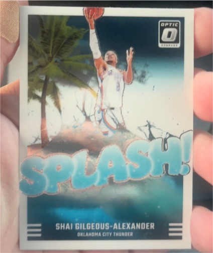 2024-25 Panini Donruss Optic #6 Shai Gilgeous-Alexander Splash — front