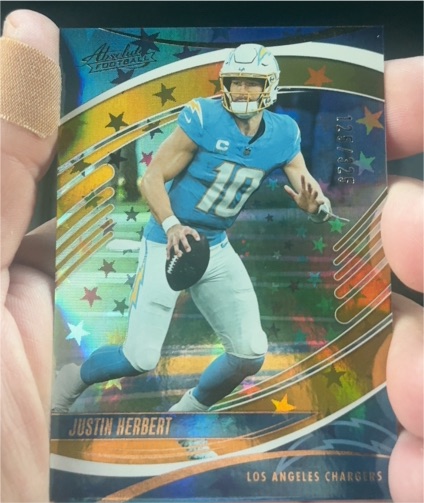 2025 Panini Absolute #11 Justin Herbert — front