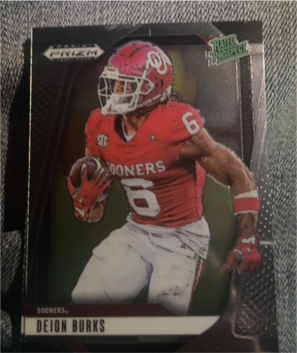 2025 Panini Prizm Draft Picks #163 Deion Burks — front