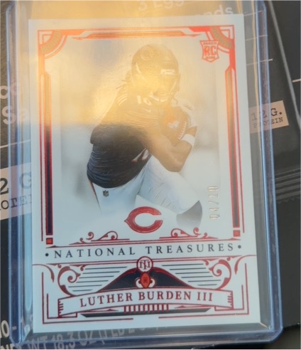 2025 Panini National Treasures #4 Luther Burden III — front
