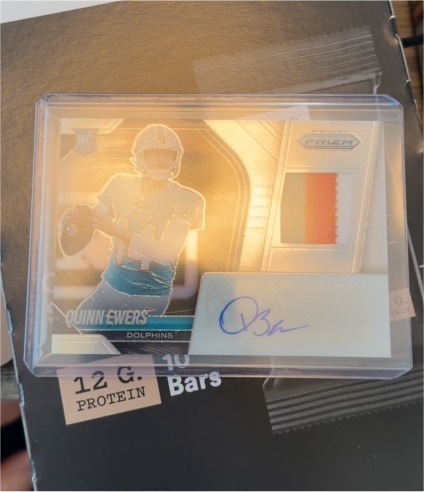 2025 Panini Prizm Rookie Patch Autograph #RPH-QES Quinn Ewers — front
