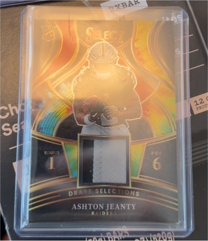 2025 Panini Select Draft Selections #DSM-AJY Ashton Jeanty — front