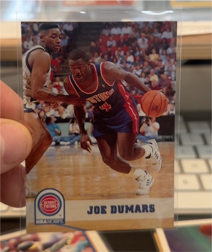 1993-94 NBA Hoops #61 Joe Dumars — front
