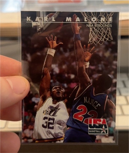 1992 SkyBox USA Basketball #54 Karl Malone — front
