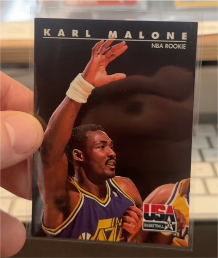 1992 SkyBox USA #47 Karl Malone — front