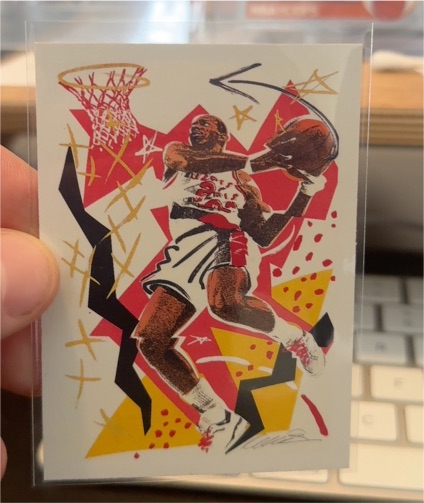 1990-91 NBA Hoops #376 Clyde Drexler — front