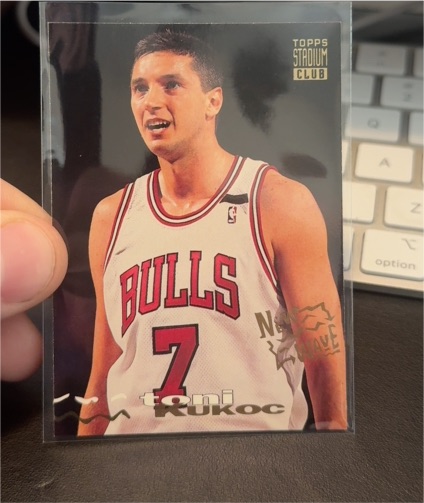 1993-94 Topps Stadium Club New Wave #275 Toni Kukoc — front