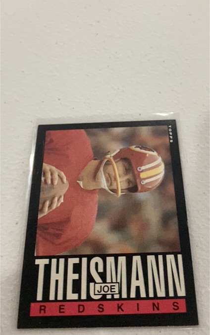 1985 Topps #190 Joe Theismann — front