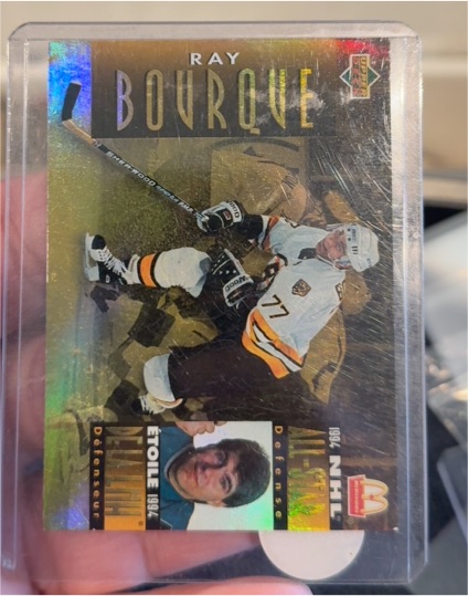 1994-95 Upper Deck McDonald's #McD5 Ray Bourque — front
