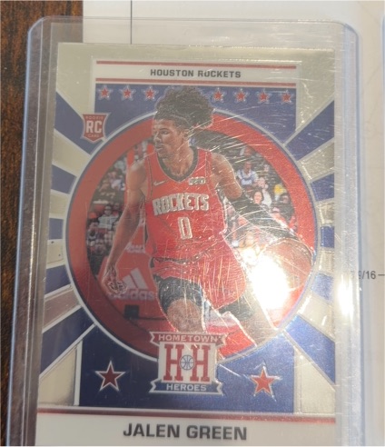2021-22 Panini Chronicles Hometown Heroes #647 Jalen Green — front