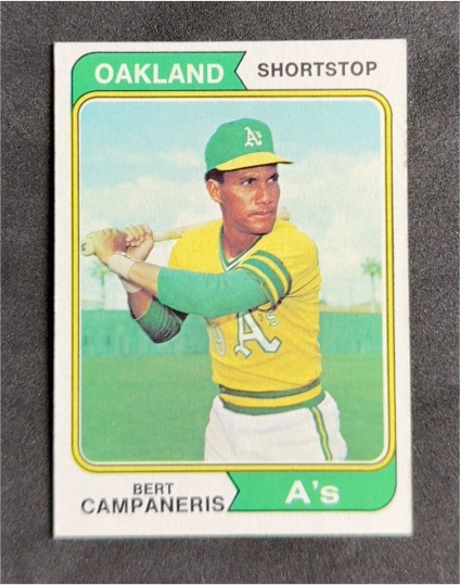 1974 Topps #155 Bert Campaneris — front