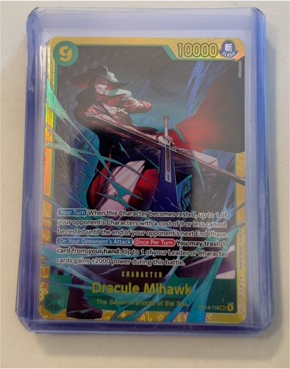 2023 One Piece TCG OP14-119 Dracule Mihawk — front
