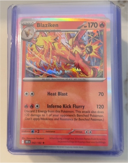 2023 Pokémon SV10 Destined Rivals #042 Blaziken — front