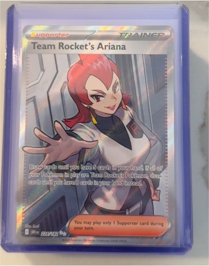 2025 Pokémon SV10: Destined Rivals #224 Team Rocket's Ariana — front