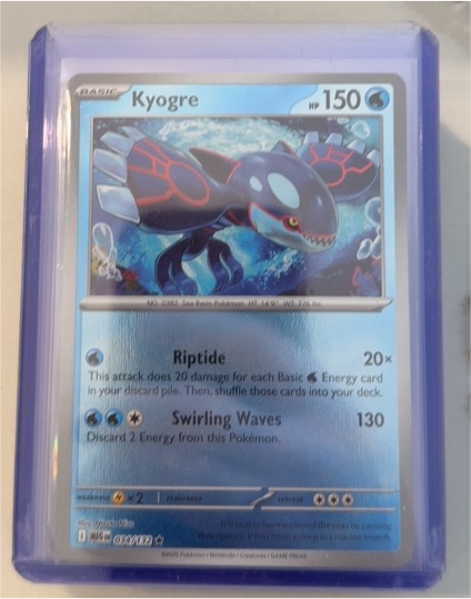 2015 Pokémon #034 Kyogre — front