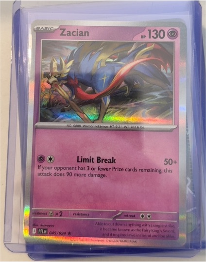 2025 Pokémon #045 Zacian — front