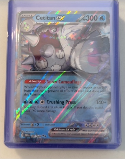 2026 Pokémon SV10: Destined Rivals #065 Cetitan EX — front