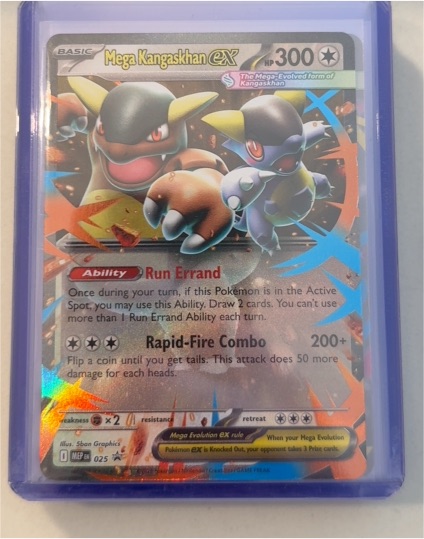 2025 Black Star Promo #025 Mega Kangaskhan ex — front