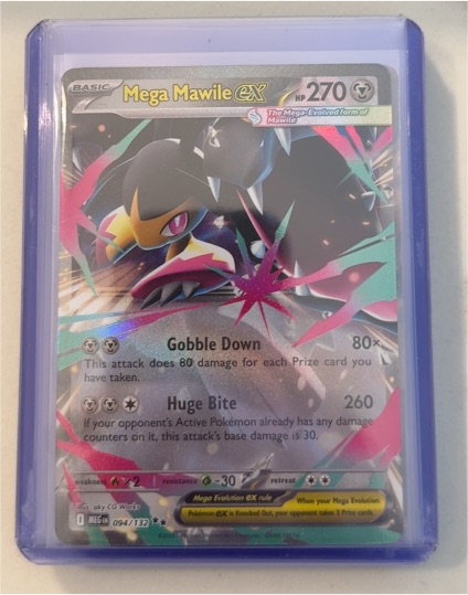 2025 Pokémon Mega Evolution #094 Mega Mawile EX — front