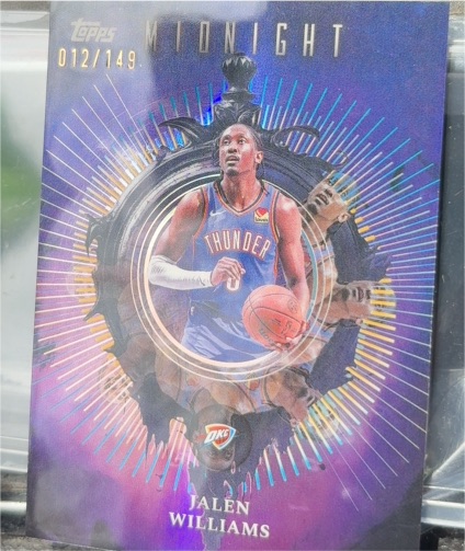 2025-26 Topps Midnight Insomnia #IN-10 Jalen Williams — front