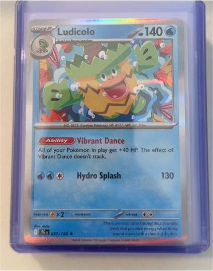 2023 Pokemon SV09: Journey Together #037 Ludicolo — front