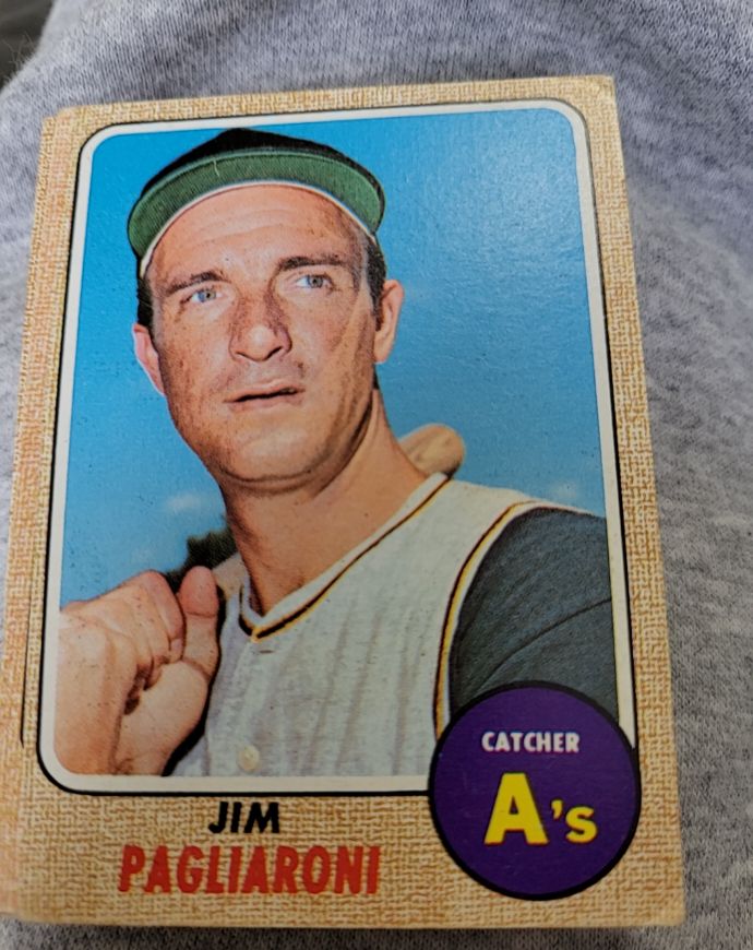 1968 Topps #586 Jim Pagliaroni — front