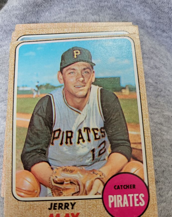 1968 Topps #598 Jerry May — front