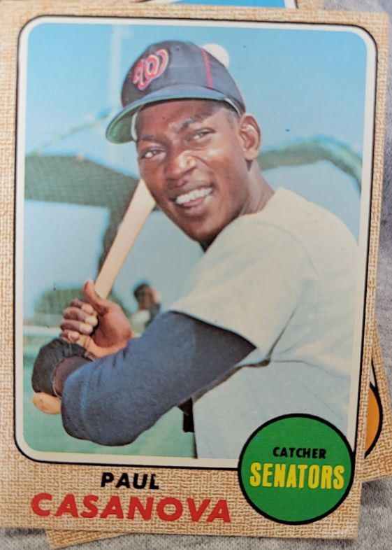 1968 Topps #560 Paul Casanova — front