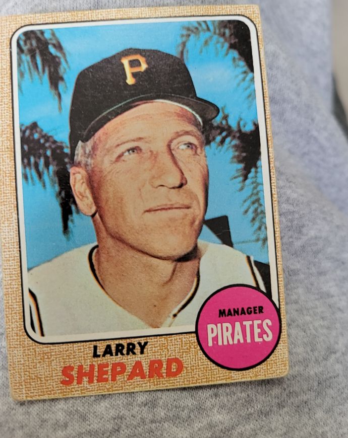 1968 Topps #584 Larry Shepard — front