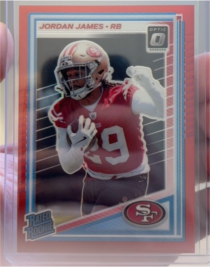 2025 Panini Donruss Optic #374 Jordan James — front