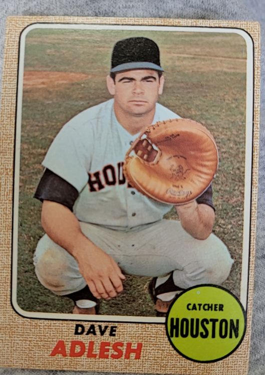 1968 Topps #576 Dave Adlesh — front