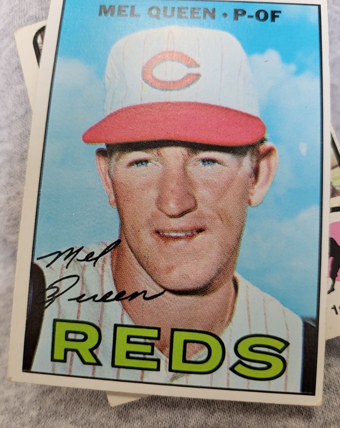 1967 Topps #374 Mel Queen — front