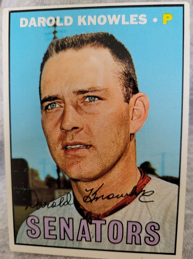 1967 Topps #362 Darold Knowles — front