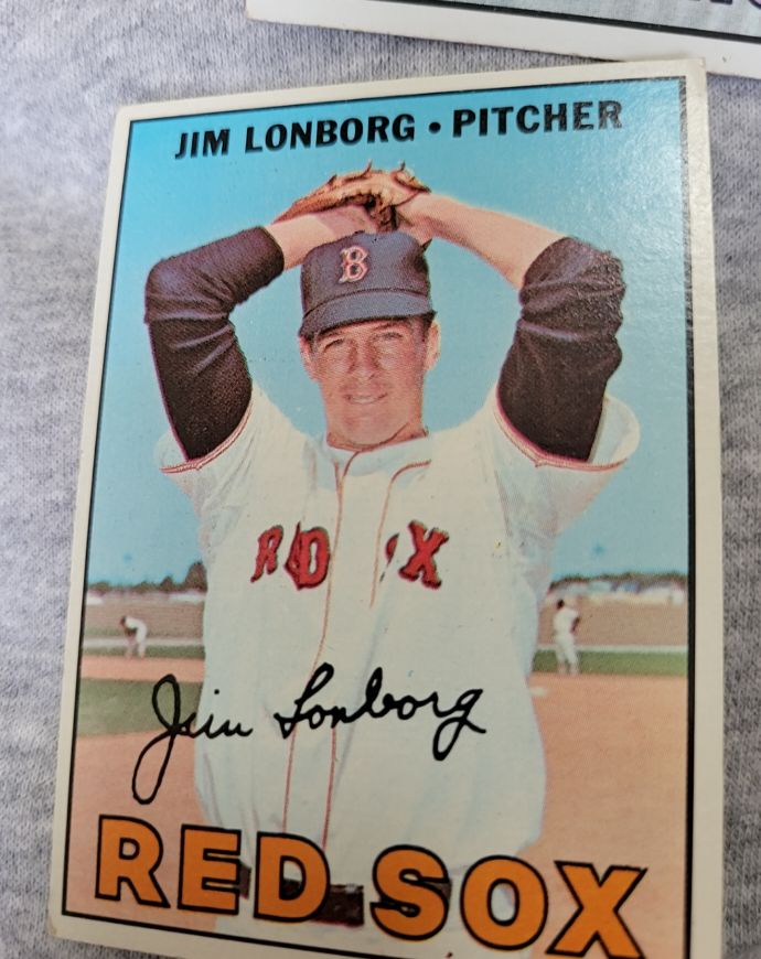 1967 Topps #371 Jim Lonborg — front