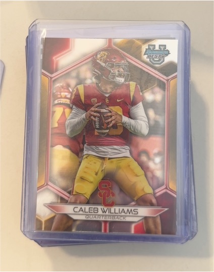 2023 Topps Bowman Best University #100 Caleb Williams — front
