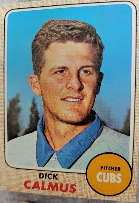 1968 Topps #427 Dick Calmus — front