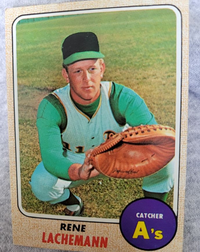 1968 Topps #422 Rene Lachemann — front