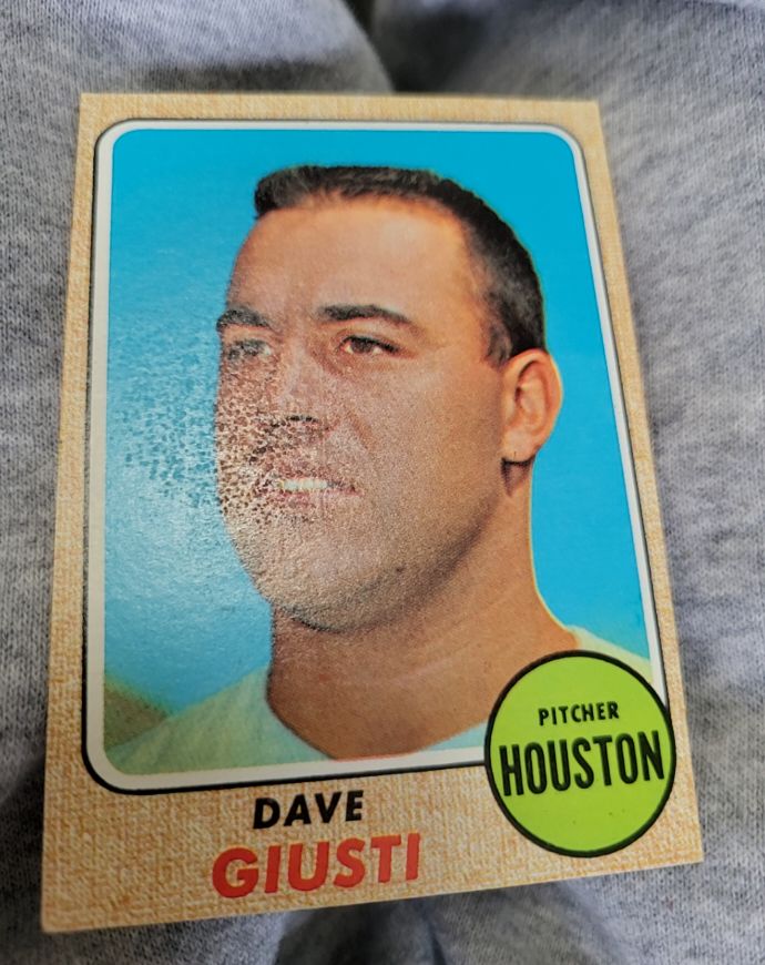 1968 Topps #182 Dave Giusti — front