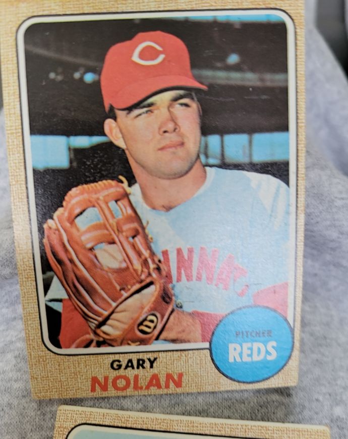 1968 Topps #196 Gary Nolan — front