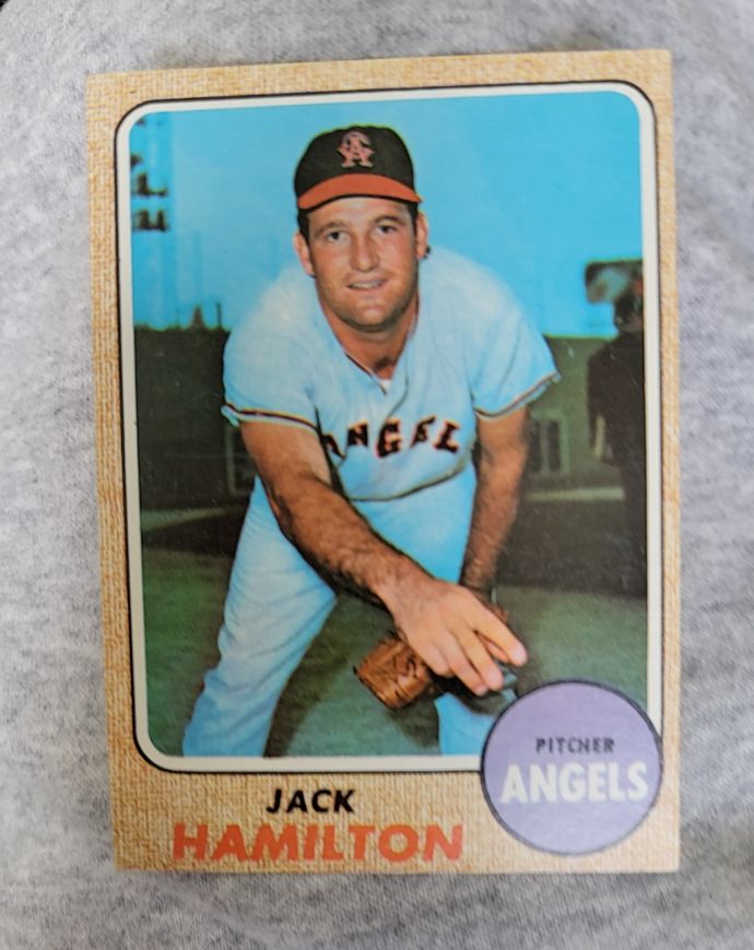 1968 Topps #193 Jack Hamilton — front