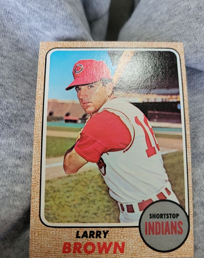 1968 Topps #197 Larry Brown — front