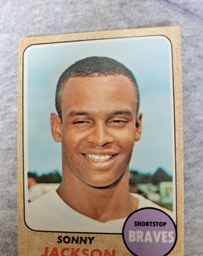 1968 Topps #187 Sonny Jackson — front