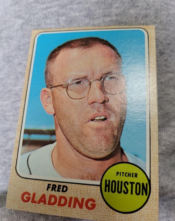 1968 Topps #423 Fred Gladding — front