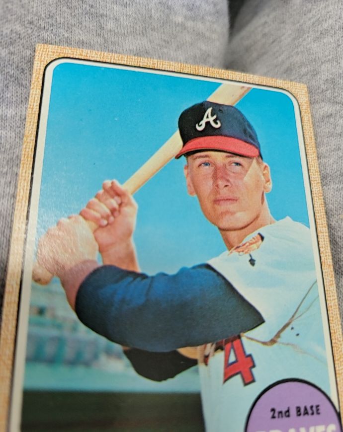 1968 Topps #134 Pat Jarvis — front